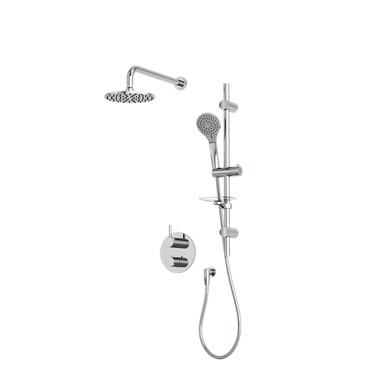 Rubi Vertigo Two Function Thermostatic Shower System Chrome – RVT2A10-33N-CC