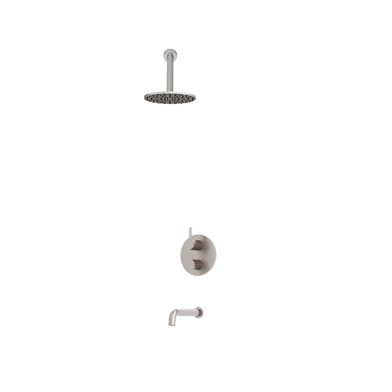 Rubi Vertigo Shower & Tub System Thermostatic Stainless Steel – RVT2A01-31N-IX