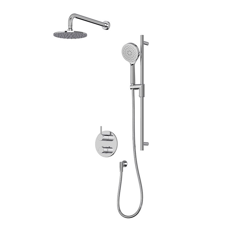 Rubi Vertigo Two Function Thermostatic Shower System Chrome – RVT2A20-23N-CC