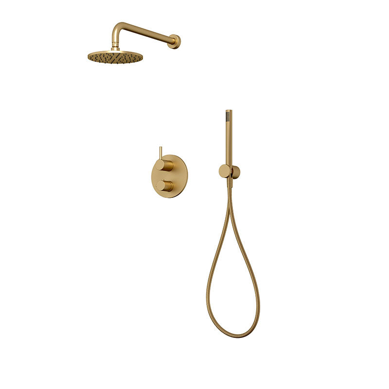 Rubi Vertigo Two Function Thermostatic Shower System Brushed Gold – RVT2A40-23N-OR