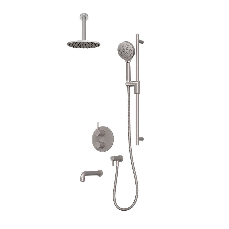 Rubi Vertigo Shower & Tub System Thermostatic Stainless Steel – RVT2A21-22N-IX