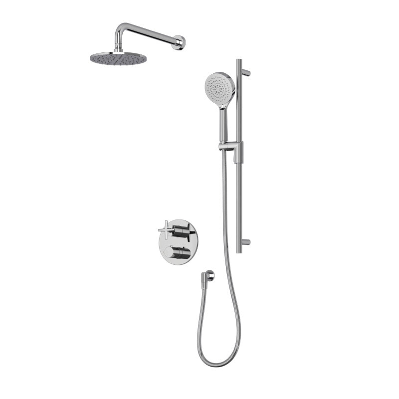 Rubi Lexa Two Function Thermostatic Shower System Chrome – RLX2A20-23N-CC