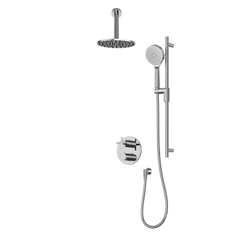 Rubi Lexa Two Function Thermostatic Shower System Chrome – RLX2A20-22N-CC