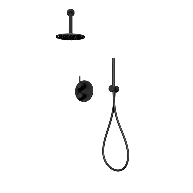 Rubi Vertigo Two Function Thermostatic Shower System Matte Black – RVT2A40-11N-BK