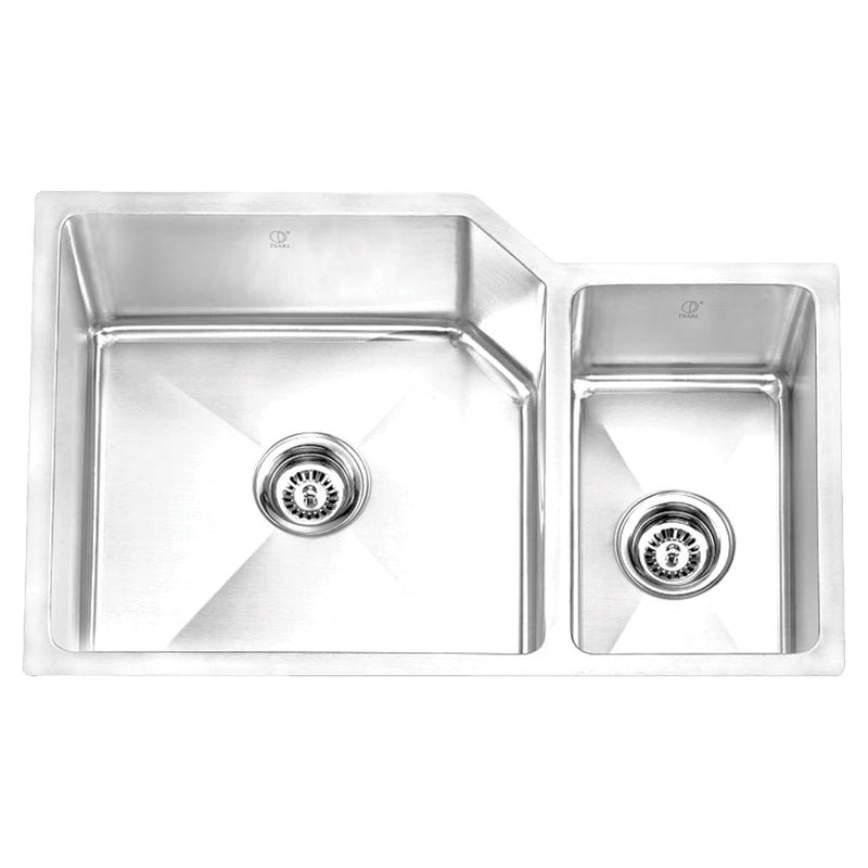 Pearl AKOYA 30" Large Bowl Left Undermount Kitchen Sink – Stainless Steel – GBD399
