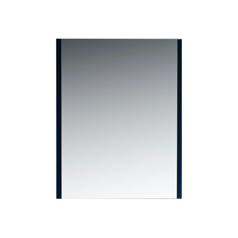 KubeBath Aqua 22" Framed Rectangle Bathroom Mirror Navy Blue - AM22-BLUE