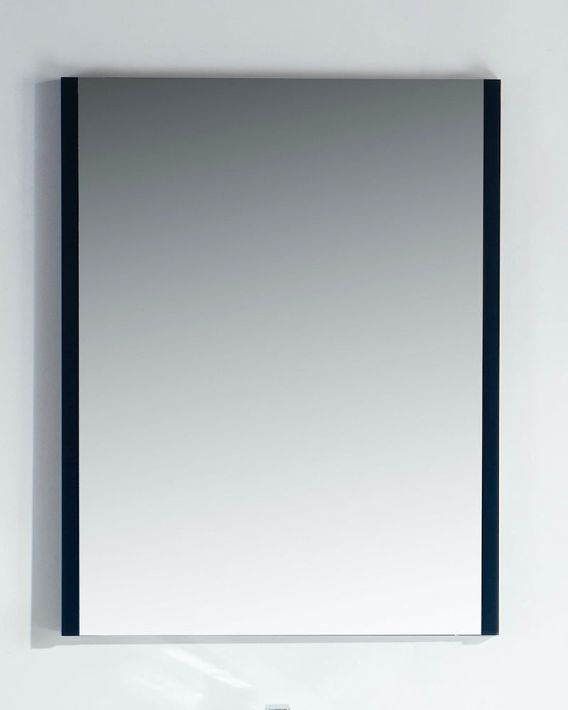 KubeBath Aqua 22" Framed Rectangle Bathroom Mirror Navy Blue - AM22-BLUE