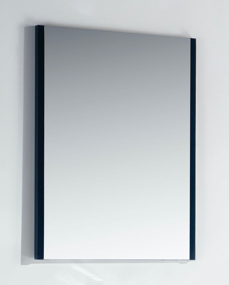 KubeBath Aqua 22" Framed Rectangle Bathroom Mirror Navy Blue - AM22-BLUE