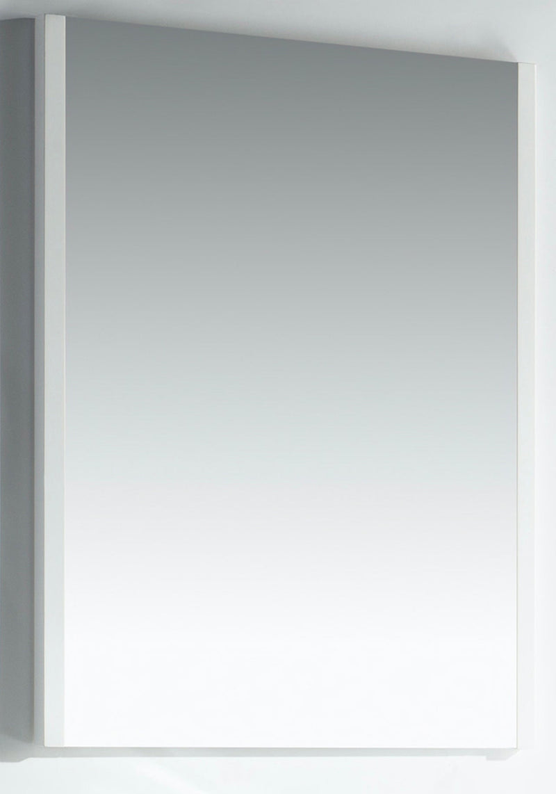 KubeBath Aqua 22" Framed Rectangle Bathroom Mirror Gloss White - AM22-GW
