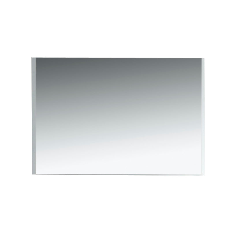 KubeBath Aqua 44" Framed Rectangle Bathroom Mirror Gloss White - AM44-WHITE