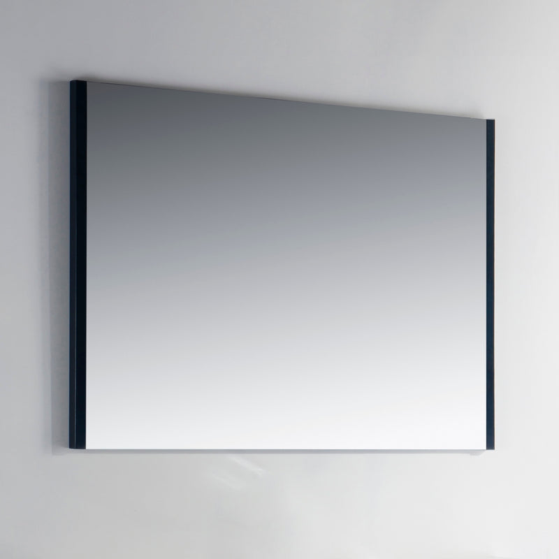 KubeBath Aqua 44" Framed Rectangle Bathroom Mirror Navy Blue - AM44-BLUE