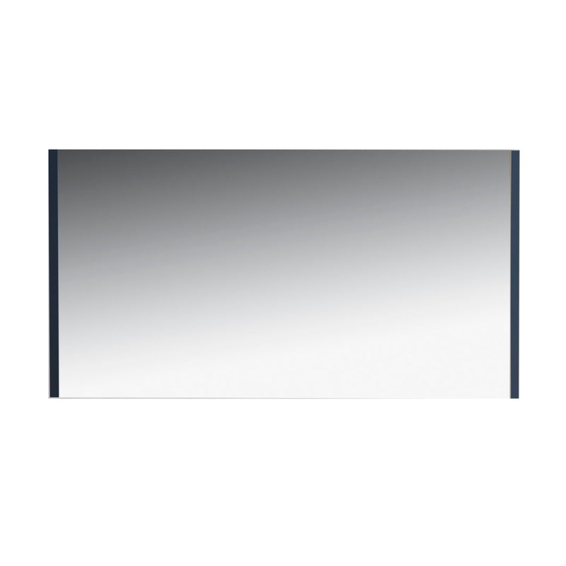 KubeBath Aqua 59" Framed Rectangle Bathroom Mirror Navy Blue - AM59-BLUE