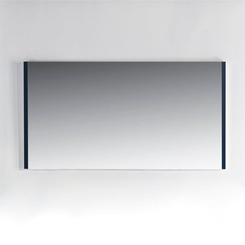 KubeBath Aqua 59" Framed Rectangle Bathroom Mirror Navy Blue - AM59-BLUE