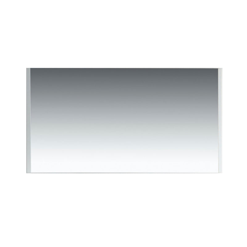 KubeBath Aqua 59" Framed Rectangle Bathroom Mirror Gloss White - AM59-GW