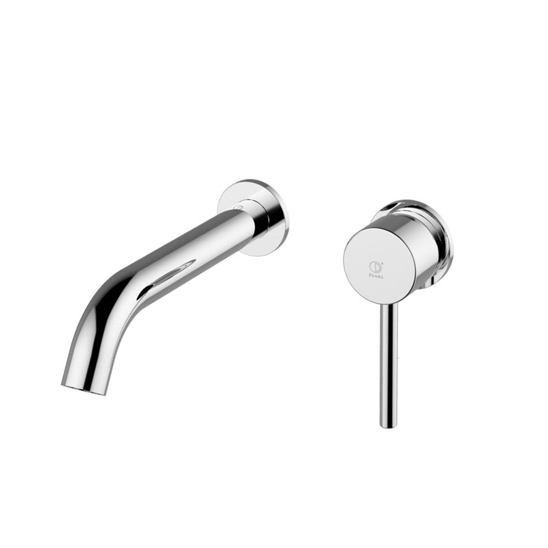 Pearl BAKER Wall-Mount Lav. Faucet w. Push Drain Chrome GBF836