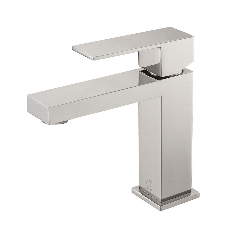 Pearl BELLO II Single Hole Lav. Faucet w. Push Drain Brushed Nickel GBF821B-BN