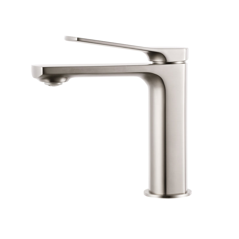 Pearl BRADLEY Single Hole Lav. Faucet w. Push Drain Brushed Nickel GBF851-BN