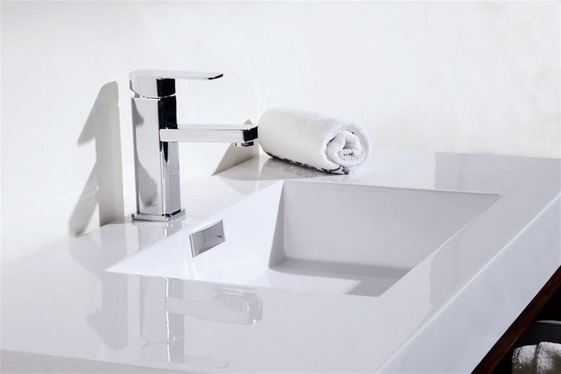Kube Bath Bliss 40" Gray Oak Wall Mount Modern Bathroom Vanity - BSL40-GO