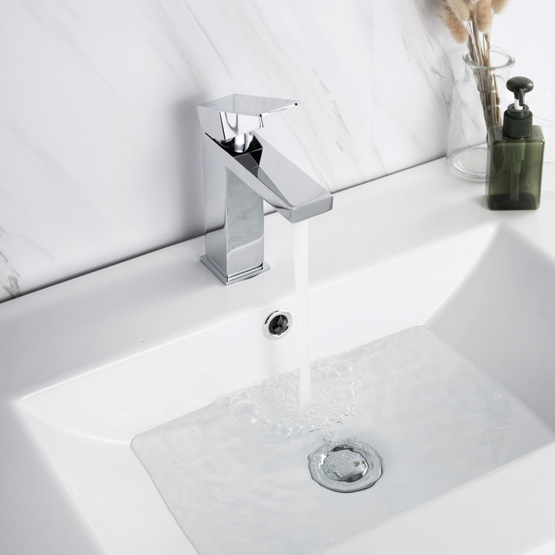 Pearl BELLO II Single Hole Lav. Faucet w. Push Drain Chrome GBF821B