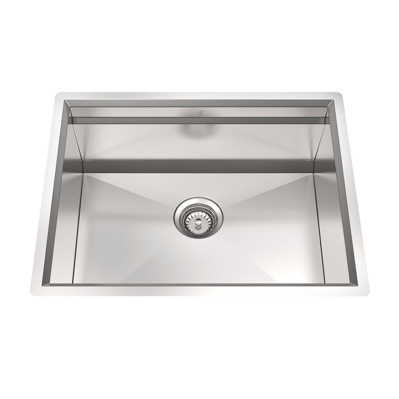 Pearl CUVI-METRO 24" Single Bowl Undermount Workstation Kitchen Sink – Stainless Steel – GQV2419C