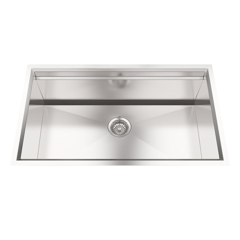 Pearl CUVI-PRO 32" Single Bowl Undermount Workstation Kitchen Sink – Stainless Steel – GQV3219C