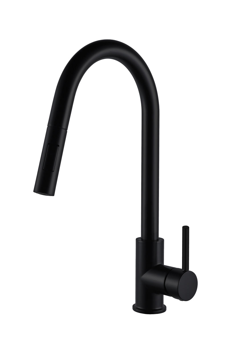 Pearl DAMIEN II Pull-Down Dual Spray Kitchen Faucet Matte Black GBF893B