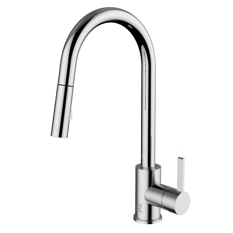 Pearl ELEANOR  Pull-Down Dual Spray Kitchen Faucet Platinum Nickel GBF861-PN