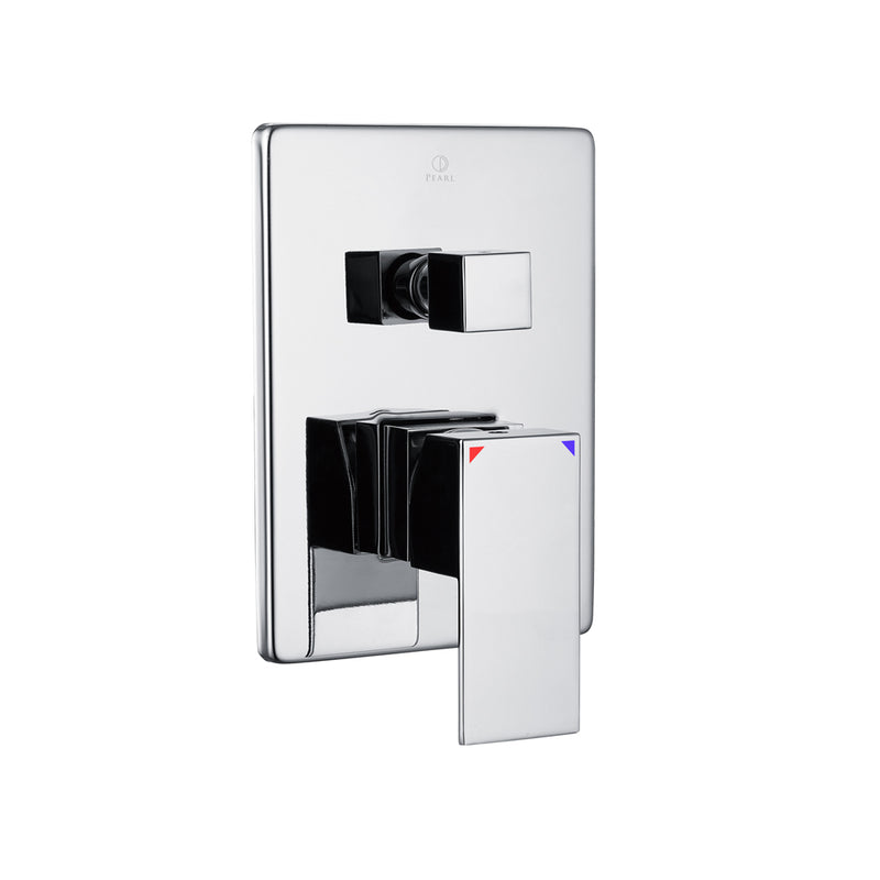 Pearl Ethan II Shower Set 5 Pressure Balance Shower Faucet Rain Shower and Hand Shower Chrome GBBE-SET5-B