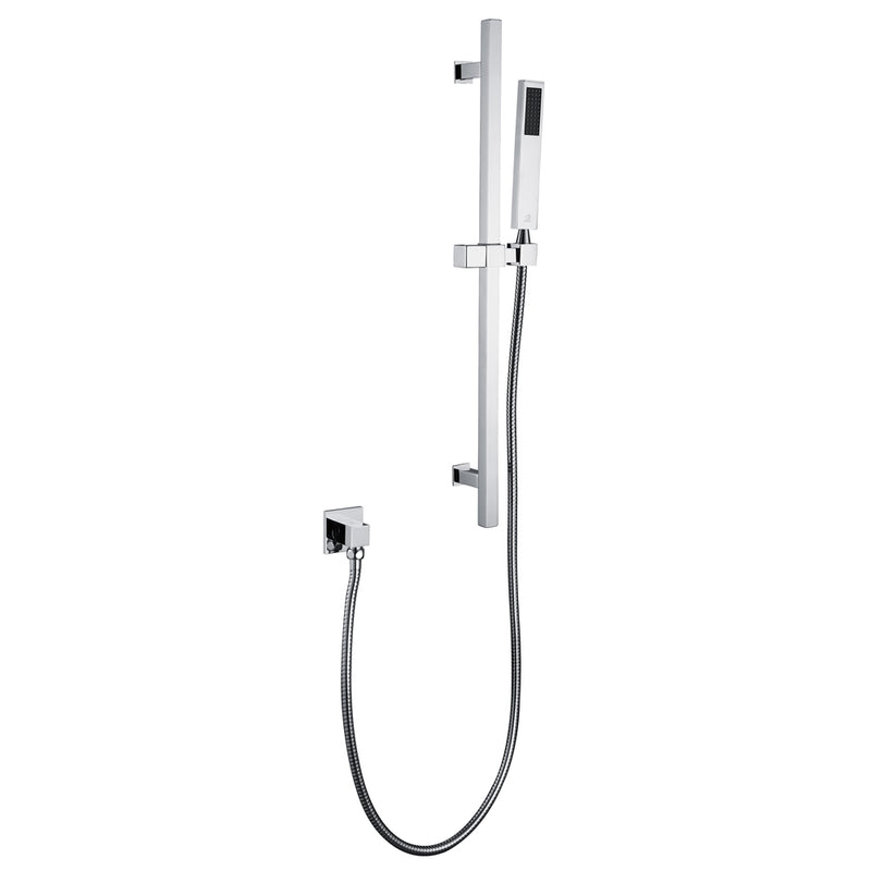 Pearl Ethan II Shower Set 5 Pressure Balance Shower Faucet Rain Shower and Hand Shower Chrome GBBE-SET5-B