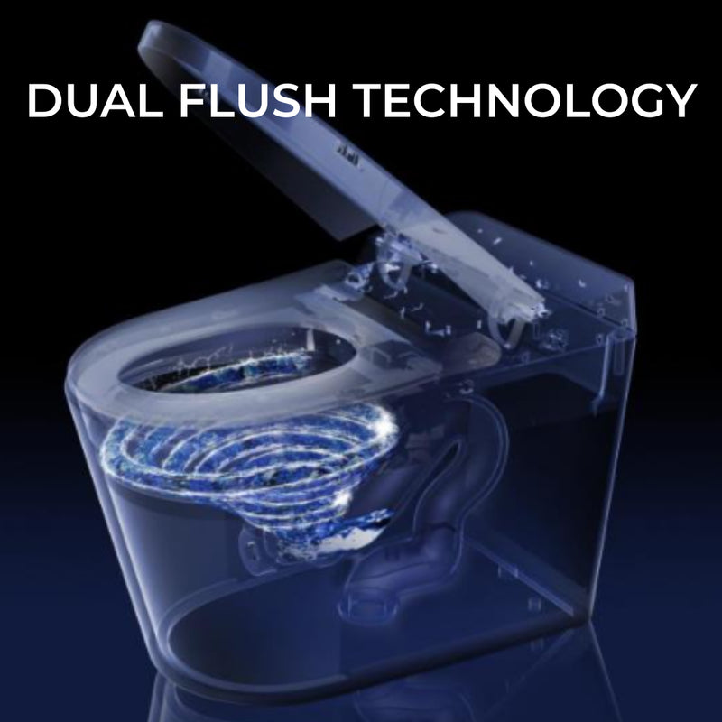 Pearl Eternal Ellison II Elongated 18.5" Chair Height Bidet Smart Toilet - GBWB802