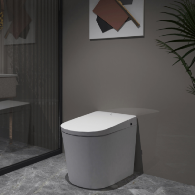 Pearl Eternal Ellison II Elongated 18.5" Chair Height Bidet Smart Toilet - GBWB802
