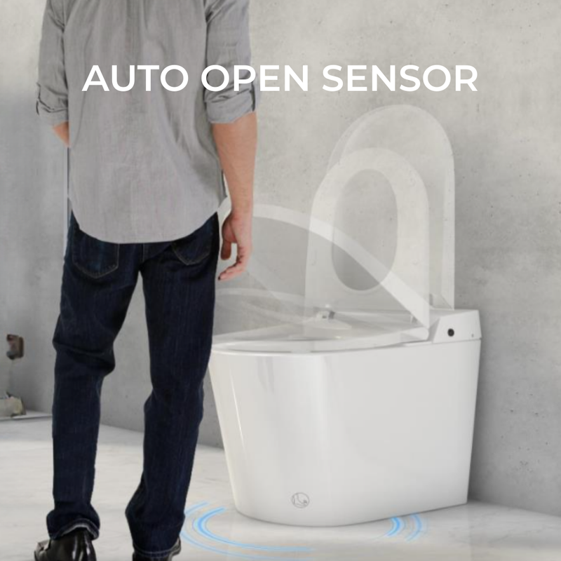 Pearl Eternal Ellison II Elongated 18.5" Chair Height Bidet Smart Toilet - GBWB802