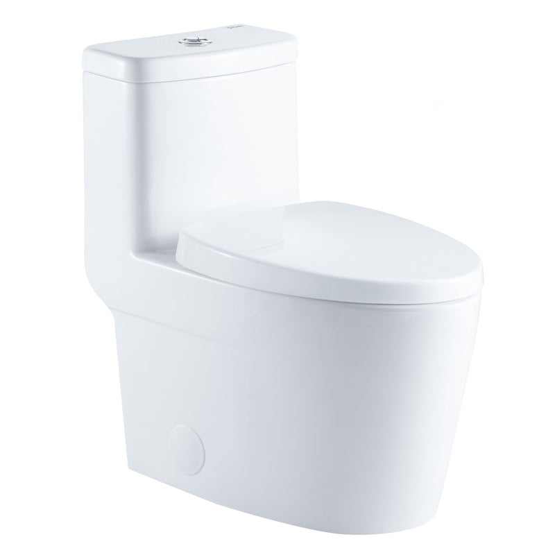 Pearl Harrison II Elongated Chair Height 1-Piece 4L/6L Dual Flush Toilet with Soft Close Seat - GBW731B