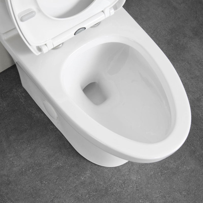 Pearl Isaac Elongated Chair Height 2-Piece 4L/6L Dual Flush Toilet with Soft Close Seat - GBW616