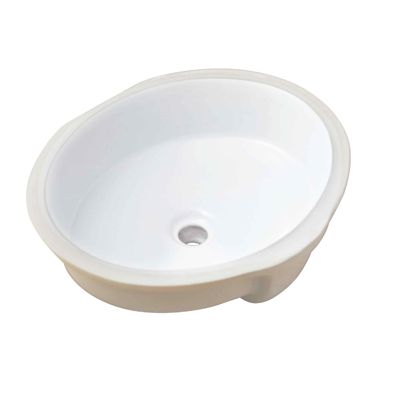 Pearl KASU-CF2 Metro White Round Undermount Bathroom Sink - GBC178