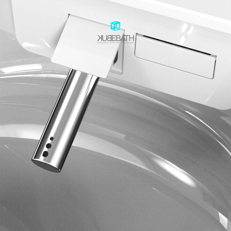 KubeBath Avanzi Chair Height Elongated Bidet Smart Toilet - KAT-832DF