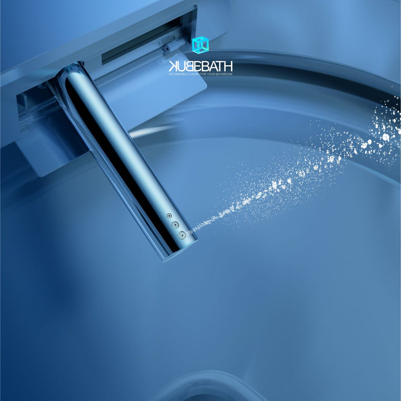 KubeBath Avanzi Chair Height Elongated Bidet Smart Toilet - KAT-832DF