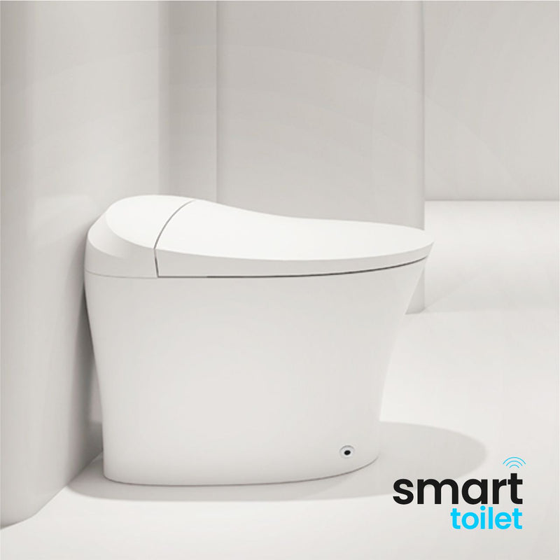 KubeBath Avanzi Chair Height Elongated Bidet Smart Toilet - KAT-832DF