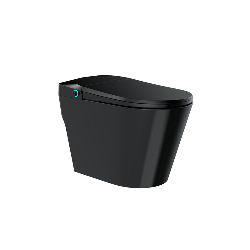KubeBath Klenz Chair Height Elongated Bidet Smart Toilet Matte Black - KAT-950DF-BW