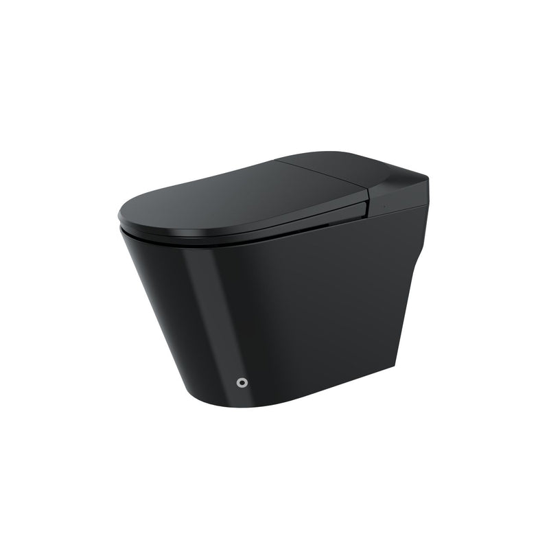 KubeBath Klenz Chair Height Elongated Bidet Smart Toilet Matte Black - KAT-950DF-BW