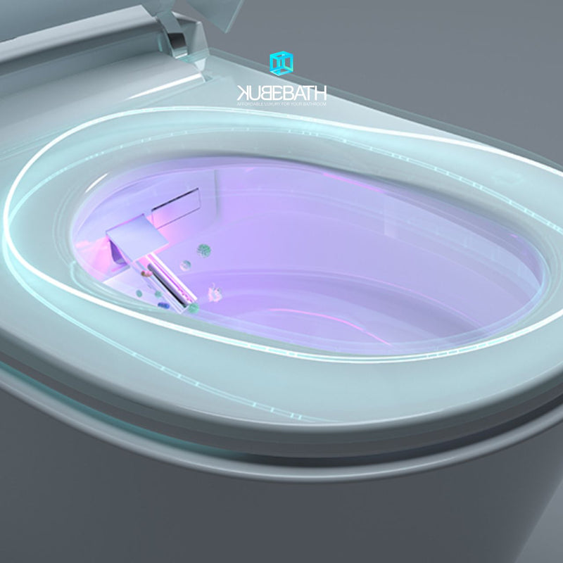 KubeBath Lumi Chair Height Elongated Bidet Smart Toilet - KAT-980DF
