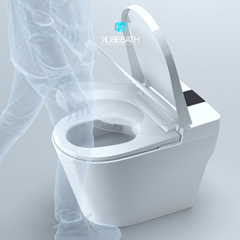 KubeBath Lumi Chair Height Elongated Bidet Smart Toilet - KAT-980DF