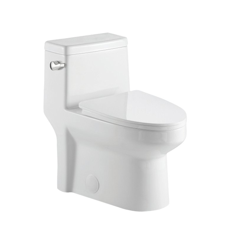 Pearl Kato Kimi Elongated Chair Height 1-Piece 4.8L Side Flush Toilet with Soft Close Seat - GKT813