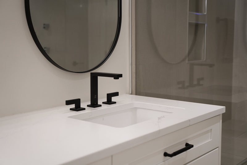 Pearl RAPHAEL Widespread Lav. Faucet w. Push Drain Matte Black GBF839-MB