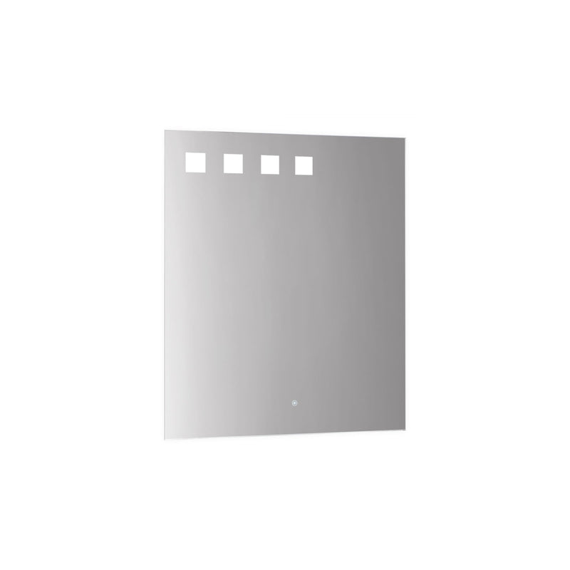 KubeBath Pixel 24" Frameless Rectangle LED Bathroom Mirror - LEDKP24