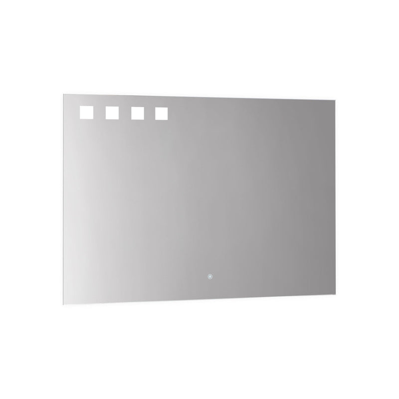 KubeBath Pixel 40" Frameless Rectangle LED Bathroom Mirror - LEDKP40
