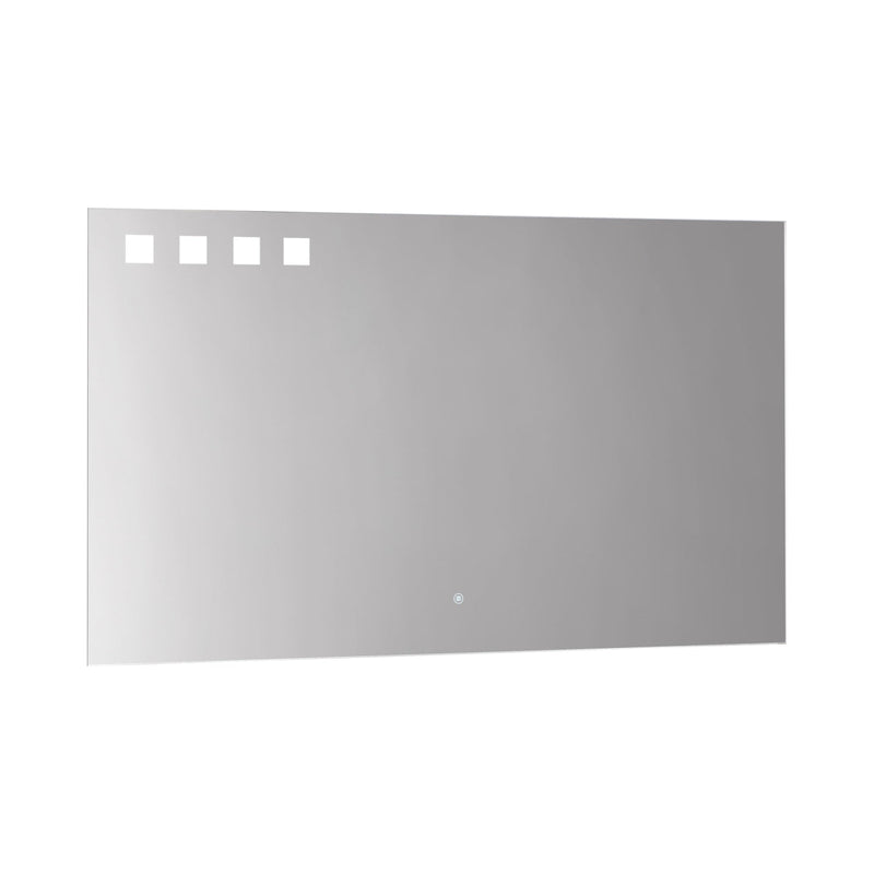 KubeBath Pixel 48" Frameless Rectangle LED Bathroom Mirror - LEDKP48