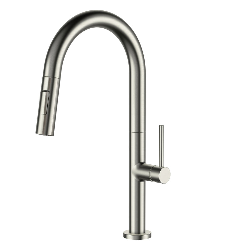 Pearl LENNOX II Pull-Down Dual Spray Kitchen Faucet Brushed Nickel GBF816B-BN