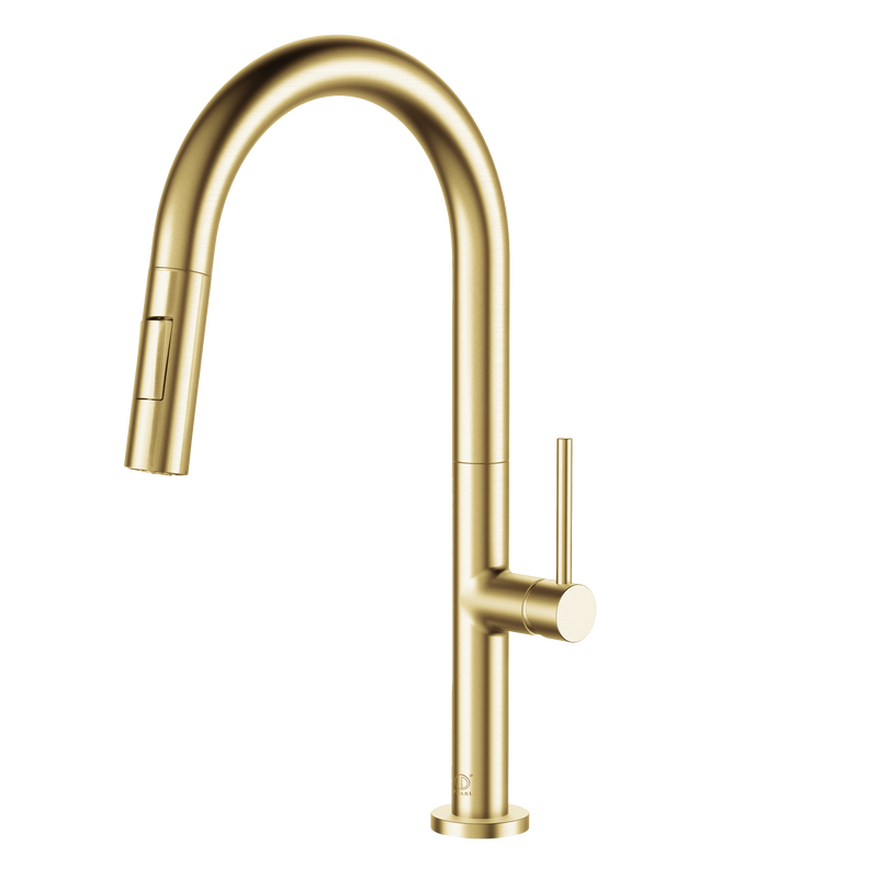 Pearl LENNOX II Pull-Down Dual Spray Kitchen Faucet Ferreira Gold GBF816B-FG