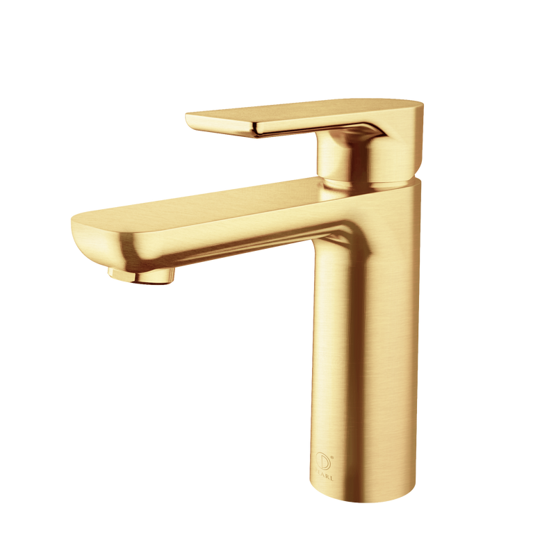 Pearl MADELEINE Single Hole Lav. Faucet w. Push Drain Ferreira Gold GBF882